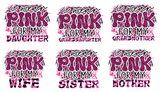 I Wear Pink For My Grandmother Shirt, Family Breast Cancer Awareness Shirt