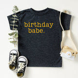 Birthday Babe Shirt, Girls Birthday Party T-shirt, Birthday Girl Shirt, Birthday Queen Shirt