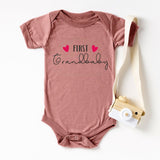 First Grandbaby Bodysuit, Newborn Onesie, 1st grandbaby T shirt, Grandbaby Reveal Tees