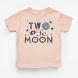 Two The Moon Shirt, Space Birthday Shirt, 2nd Birthday Tee, Two Years Old Shirt - Nesta Tees