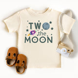 Two The Moon Shirt, Space Birthday Shirt, 2nd Birthday Tee, Two Years Old Shirt - Nesta Tees