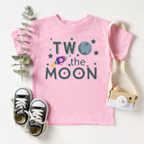 Two The Moon Shirt, Space Birthday Shirt, 2nd Birthday Tee, Two Years Old Shirt - Nesta Tees