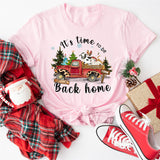 Farm Animals Christmas Sweatshirt, It is Time To Be Back Home Sweatshirt