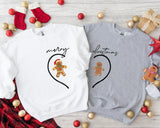 Christmas Couple Shirts, Merry Christmas Matching Shirts, Gingerbread Shirt, Christmas Honeymoon, Christmas Family Shirt, Christmas Cookie - Nesta Tees