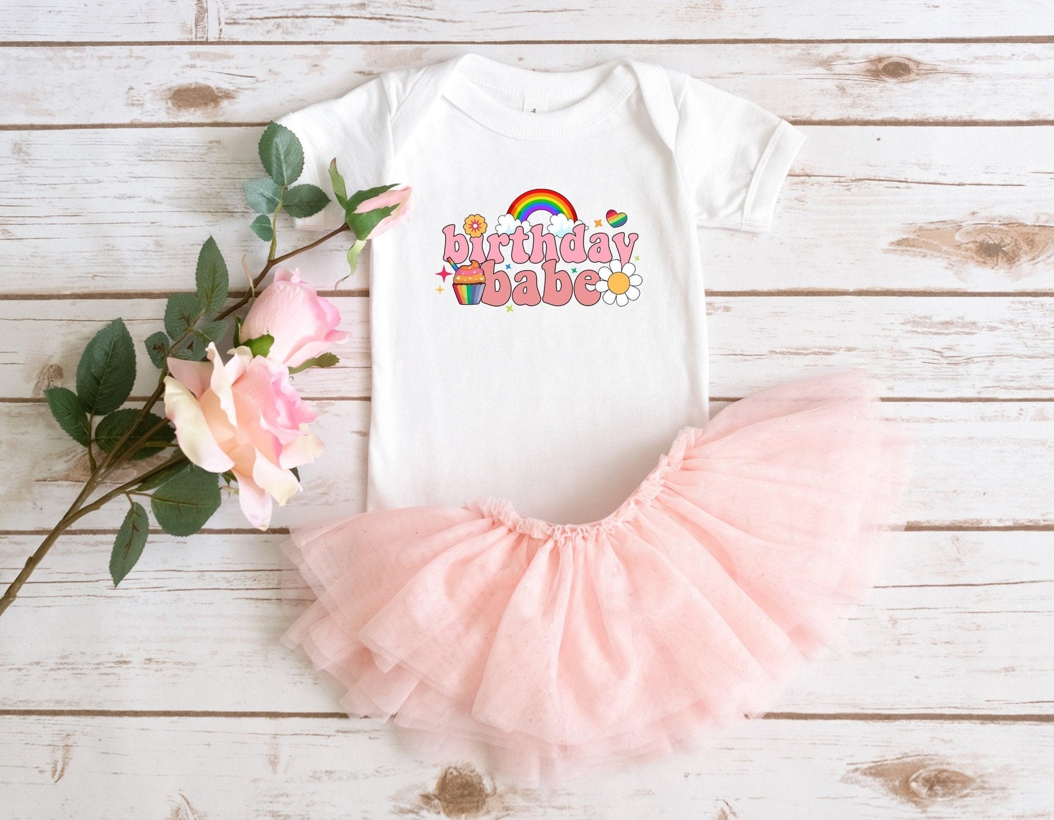 Birthday Babe Onesie, Cute Birthday Party T-Shirt, Birthay Girl Tee, Baby Birthday Shirt, - Nesta Tees