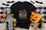 Halloween Skeleton Shirt, Pumpkin Shirt, Fall Shirt, Halloween Party Shirt, Halloween Costume, Halloween Matching Shirts, Spooky Shirt - Nesta Tees