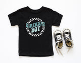 Checkerboard Birthday Boy Shirt, Birthday Boy Onesie - Nesta Tees