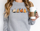 Halloween Cat Sweatshirt, Pumpkin Hoodie, Fall Sweatshirt, Halloween Party Hoodie, Spooky Vibes, Spooky Shirt, Tis The Season Shirt - Nesta Tees