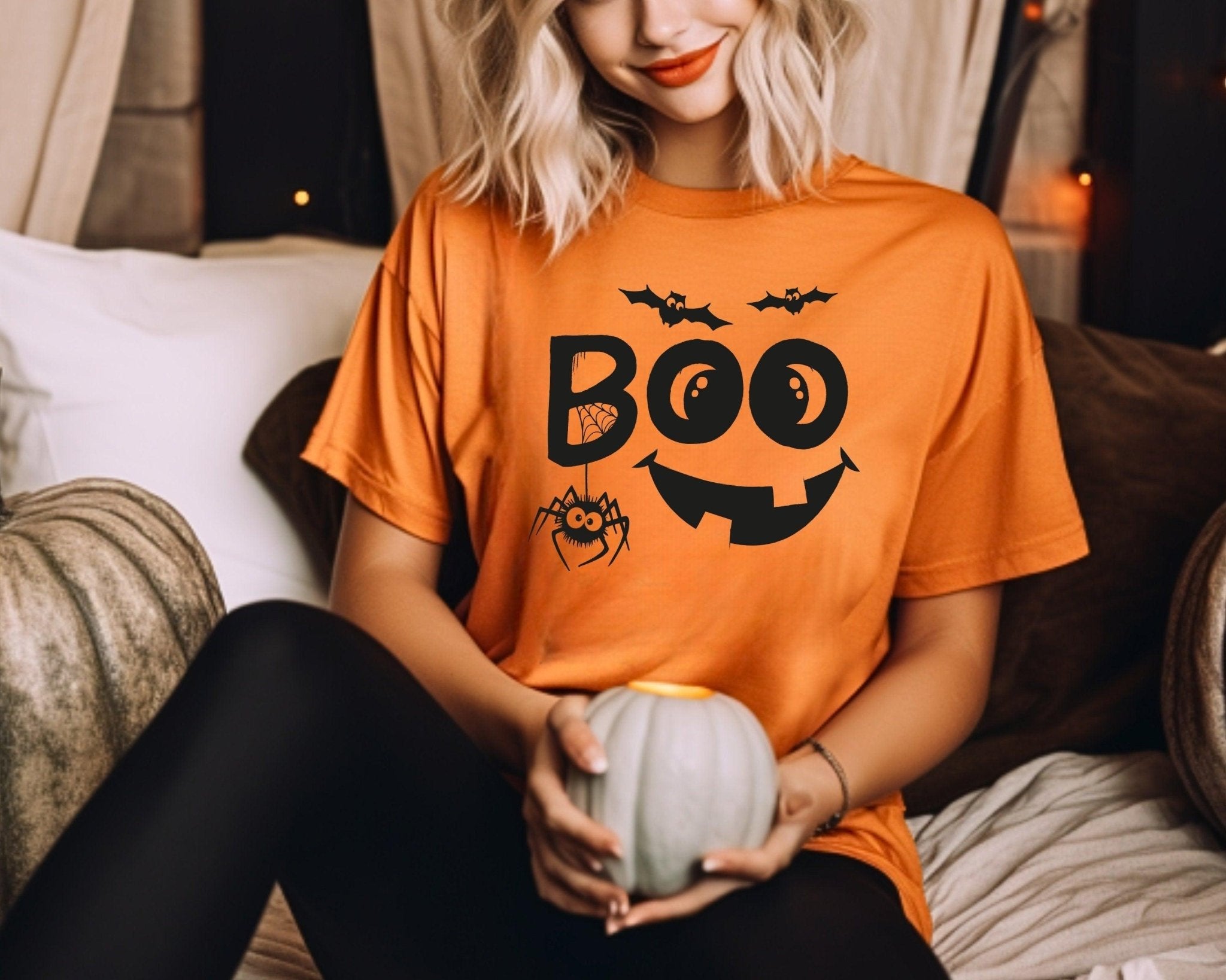 Halloween Boo Shirt, Funny Halloween Shirt, Boo Shirt, Cute Boo Shirt, Boo Pumpkin Shirt, Pumpkin Shirt, Halloween Party Shirt - Nesta Tees