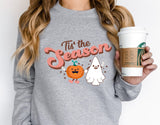 Halloween Tis The Season Shirt, Pumpkin Ghost Shirt, Fall Shirt, Halloween Party Shirt, Halloween Matching Shirts, Spooky Season Shirt - Nesta Tees