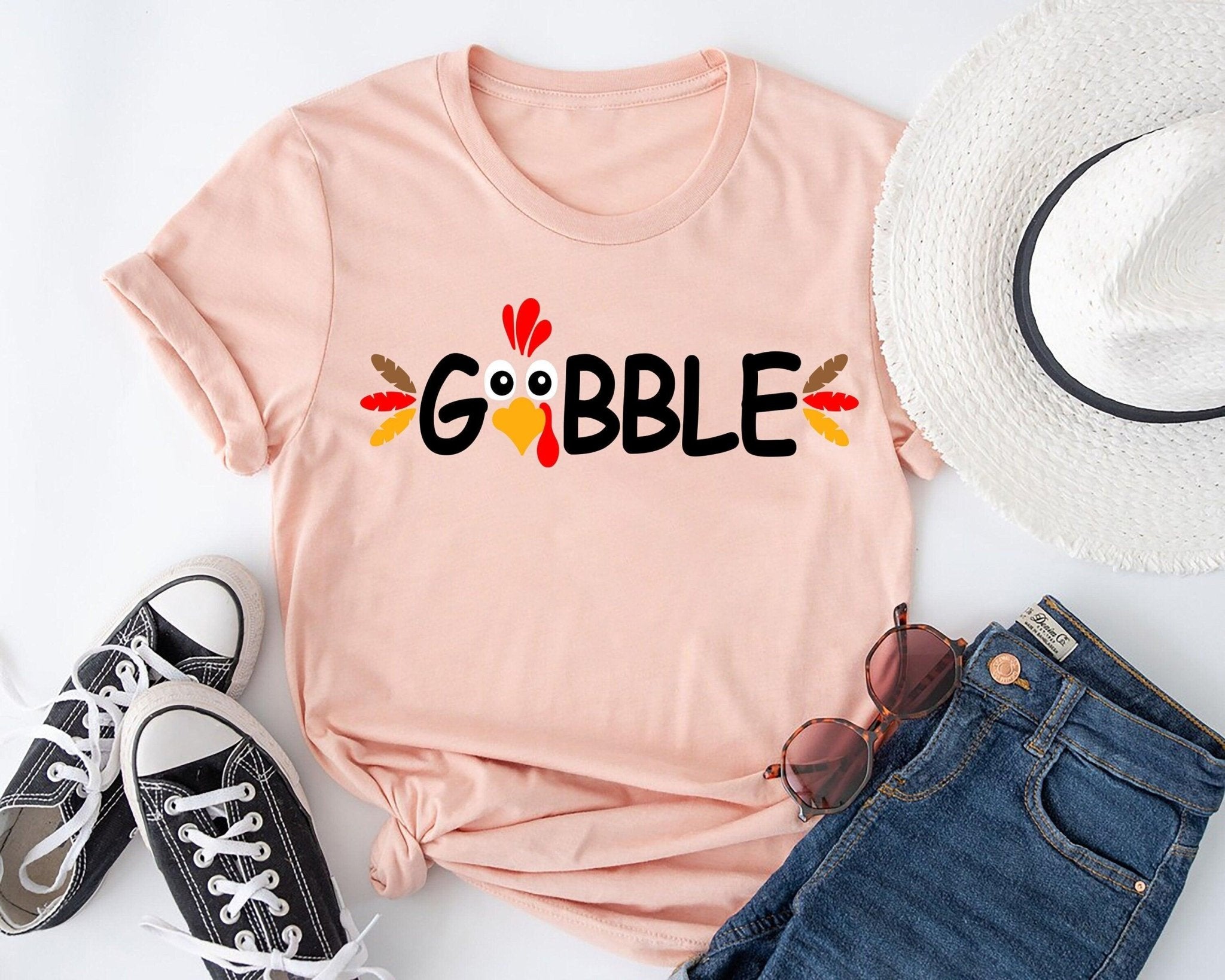 Gobble Thanksgiving Shirt, Family Thanksgiving Shirt, Funny Thanksgiving, Fall Shirt, Turkey Squad, Family Dinner Shirt, Turkey Day Shirt - Nesta Tees