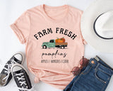 Farm Fresh Pumpkins Shirt, Harvest Festival Shirt, Farm Fresh Fall Shirt, Fall Festival, Farm Fresh Truck Shirt, Pumpkin Truck Shirt - Nesta Tees