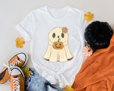 Halloween Ghost Shirt, Spooky Season Shirt, Cute Ghost Shirt, Boo Ghost Shirt, Funny Halloween Shirt, Kids Halloween Shirt, Ghost T-Shirt - Nesta Tees