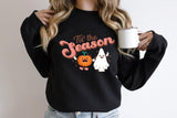 Halloween Tis The Season Shirt, Pumpkin Ghost Shirt, Fall Shirt, Halloween Party Shirt, Halloween Matching Shirts, Spooky Season Shirt - Nesta Tees