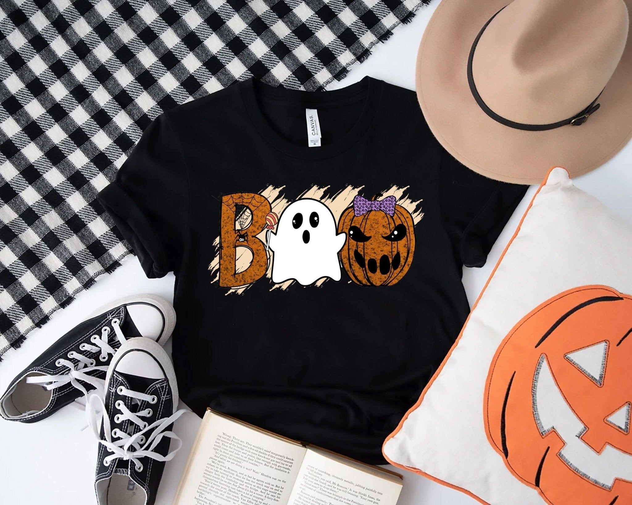 Halloween Boo Ghost Shirt, Spooky Season Shirt, Scary Ghost Shirt, Boo Ghost Shirt, Horror Halloween Shirt, Kids Halloween Shirt, Ghost Tee - Nesta Tees