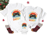 Gamer Dad and Baby T-Shirts, Leveled Up to Daddy Shirt, Player 2 Has Entered the Game Shirt - Nesta Tees