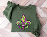 Mardi Gras Fleur De Lis Shirt, Mardi Gras Carnival 2024, Mardi Gras Party Shirt, Fat Tuesday Shirt, Mardi Gras Cruise Shirt, Mardi Gras Gift - Nesta Tees