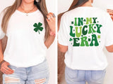 In My Lucky Era Saint Patrick's Day Shirt, St Patrick&#39;s, St Patricks Day Family Shirt, Shamrock Gift For St Patricks Day, Clover Lucky Shirt - Nesta Tees