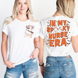 Custom Halloween Nurse Shirt, In My Spooky Nurse Era Shirt, Ghost Nurse Shirt, Spooky Nurse Shirt, Boo Nurse Sweatshirt, Halloween Nurse Tee