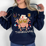 Nurse Thanksgiving shirt, Thankful Nurse tee, Thanksgiving tee for nurses, Nurses Cute fall shirt