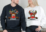 Family Reindeer Christmas Shirts, Custom Christmas Shirts, Matching Christmas Shirts