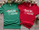 Santa Squad Shirt, Christmas Party Shirts, Christmas Family Shirt, Christmas Crew Shirt, Christmas Matching Shirts, Holiday Party Shirts - Nesta Tees