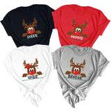 Family Reindeer Christmas Shirts, Custom Christmas Shirts, Matching Christmas Shirts, Buffalo Christmas Group Shirt, Christmas Party Shirts - Nesta Tees