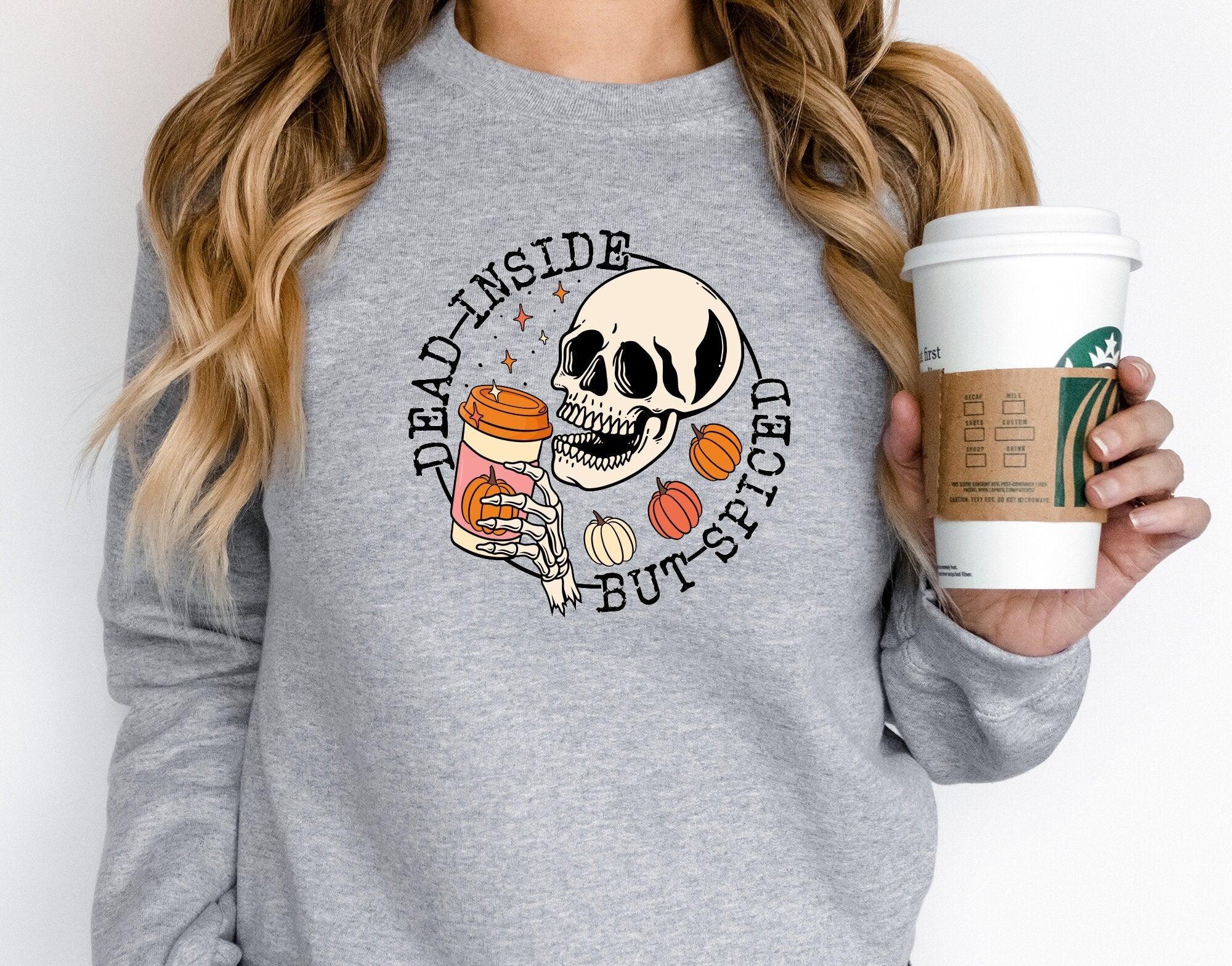 Halloween Skeleton Sweatshirt, Pumpkin Hoodie, Fall Hoodie, Halloween Party Shirt, Halloween Costume, Halloween Matching Shirt, Spooky Shirt - Nesta Tees