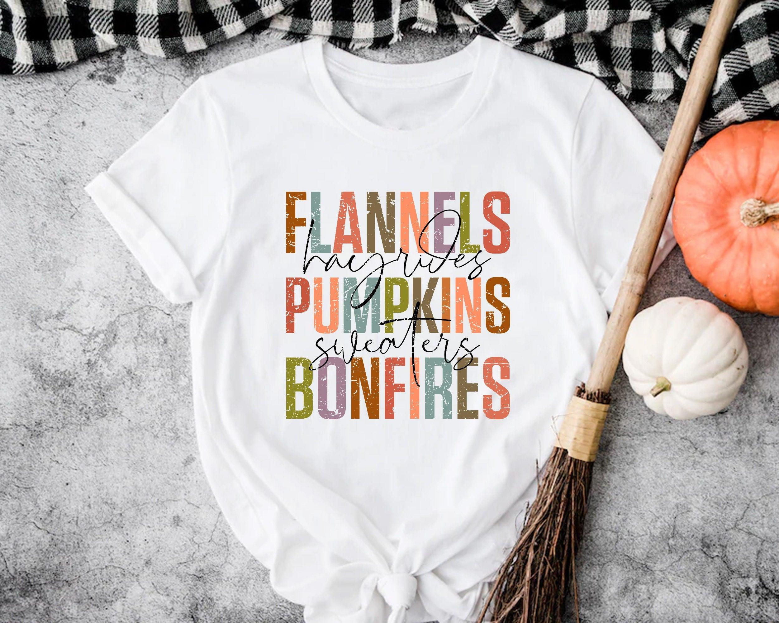 Thanksgiving Shirt, Family Dinner Shirt, Flannels Shirt, Bonfires Shirt, Thanksgiving Tee, Autumn Shirt, Fall Season Shirt - Nesta Tees