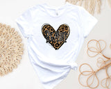 Be Mine Valentine Shirt, Valentine Heart Shirt, Valentines Party Shirt, Honeymoon Shirt, Leopard Heart Valentine’s Day Shirt - Nesta Tees