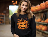 Pumpkin Face Sweatshirt, Halloween Hoodie, Fall Hoodie, Halloween Party Shirt, Halloween Costume, Halloween Matching Shirts, Pumpkin Shirt - Nesta Tees