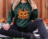 Pumpkin Face Sweatshirt, Halloween Hoodie, Fall Hoodie, Halloween Party Shirt, Halloween Costume, Halloween Matching Shirts, Pumpkin Shirt - Nesta Tees