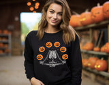 Pumpkin Halloween Sweatshirt, Skeleton Halloween Shirt, Pumpkin Shirt, Halloween Shirt, Autumn Shirt, Pumpkin Farm Shirt ,Pumpkin Patch - Nesta Tees