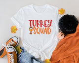 Turkey Squad Thanksgiving Shirt, Family Dinner Shirt, Turkey Day Shirt, Thankful Shirt, Thanksgiving Tee, Autumn Shirt, Fall Season Shirt - Nesta Tees