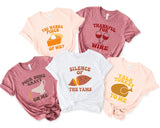 Thanksgiving Family Dinner Shirt, Thanksgiving Puns Shirt, Thanksgiving Foods Group Shirts, Thanksgiving Matching Shirts - Nesta Tees