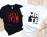 Soul Mate Shirts, Couples Shirts, Valentines Day Shirt, Matching Shirts, Honeymoon Shirts, Girlfriend Boyfriend Shirt, Wife Husband Shirt - Nesta Tees