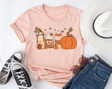 Thanksgiving Pumpkin Patch Shirt, Pumpkin Spice Latte Shirt, Fall Season Shirt, Autumn Shirt, Harvest Shirts, Farm Harvest Festival - Nesta Tees