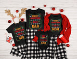 My First Christmas Shirt, Christmas Mom Tee, Christmas Dad Shirt, Family Xmas Shirts - Nesta Tees