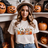 Pumpkin Spice Latte Shirt, Thanksgiving Pumpkin Patch Shirt, Fall Season Shirt, Autumn Shirt, Harvest Shirts, Farm Harvest Festival - Nesta Tees