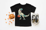 Trick or Treat Dinosaur Sweatshirt, Rawr Dinosaur Halloween Mummy Shirt, Halloween Shirt, TRex halloween Shirt, Spooky Season Tee - Nesta Tees