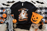 Teacher Halloween T-Shirt, Read More Books Tee, Spooky Teacher Shirt - Nesta Tees