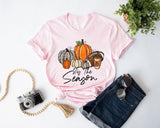 Tis The Season Fall Shirt, Coffee Fall Leaf Football Shirt, Pumpkin Shirt, Football mom Shirt, Fall Season Shirt, Fall Football Coffee Shirt - Nesta Tees