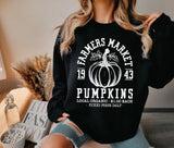 Farmers Market Pumpkins Sweatshirt, Thanksgiving Pumpkin Hoodie, Farmer Thanksgiving Shirt, Fall Shirts for Farmers, Thankful Shirt - Nesta Tees