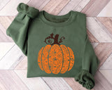 Pumpkin Sweatshirt, Orange Pumpkin Shirt, Women&#39;s Thanksgiving Sweatshirt, Women&#39;s Fall Sweater, Pumpkin Farm T-shirt, Pumpkin Patch T-shirt - Nesta Tees