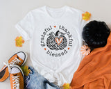 Thankful Grateful Blessed Shirt, Thanksgiving Pumpkin Patch Shirt, Fall Season Shirt, Autumn Shirt, Farm Fresh Harvest Festival Shirt - Nesta Tees