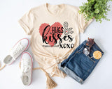 Hugs and Kisses Shirt, XOXO Shirt, Valentines Day Shirt for Women, Valentines Day Gift for Girlfriend, Couple Valentine Shirts, Gift for Her - Nesta Tees