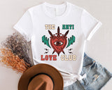 The Anti Love Club Sweatshirt, Singles Valentines T-Shirt, Heartbroken Tee - Nesta Tees