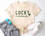 One Lucky Nana Shirt, St. Patrick&#39;s Day Sweatshirt, St. Patty&#39;s Day Shirt, Irish Shirt, Nana Shirt, Grandma Gift, One Lucky Nana Sweatshirt - Nesta Tees