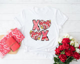 Xoxo Sweatshirt, Valentines Day Sweatshirt, Valentine Crewneck Hoodie, Sparkly Xoxo Sweatshirt, Valentines Day Gift, Xoxo Hoodie - Nesta Tees