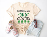 Personalized Grandma Little Clovers Shirt, Nana Grandkids Name, St Patrick's Day Grandma Shirt, Gift For Nana, St Patrick's Gift For Mimi - Nesta Tees